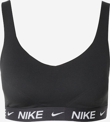 Bustier Soutien-gorge de sport 'Indy' NIKE en noir : devant