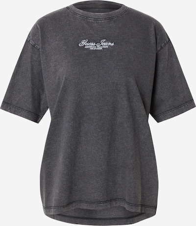 GUESS JEANS Majica u crna / bijela, Pregled proizvoda