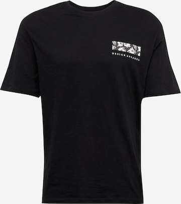 T-Shirt 'GURU' JACK & JONES en noir : devant