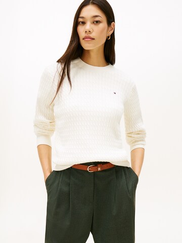 TOMMY HILFIGER Pullover in Weiß: Vorderseite
