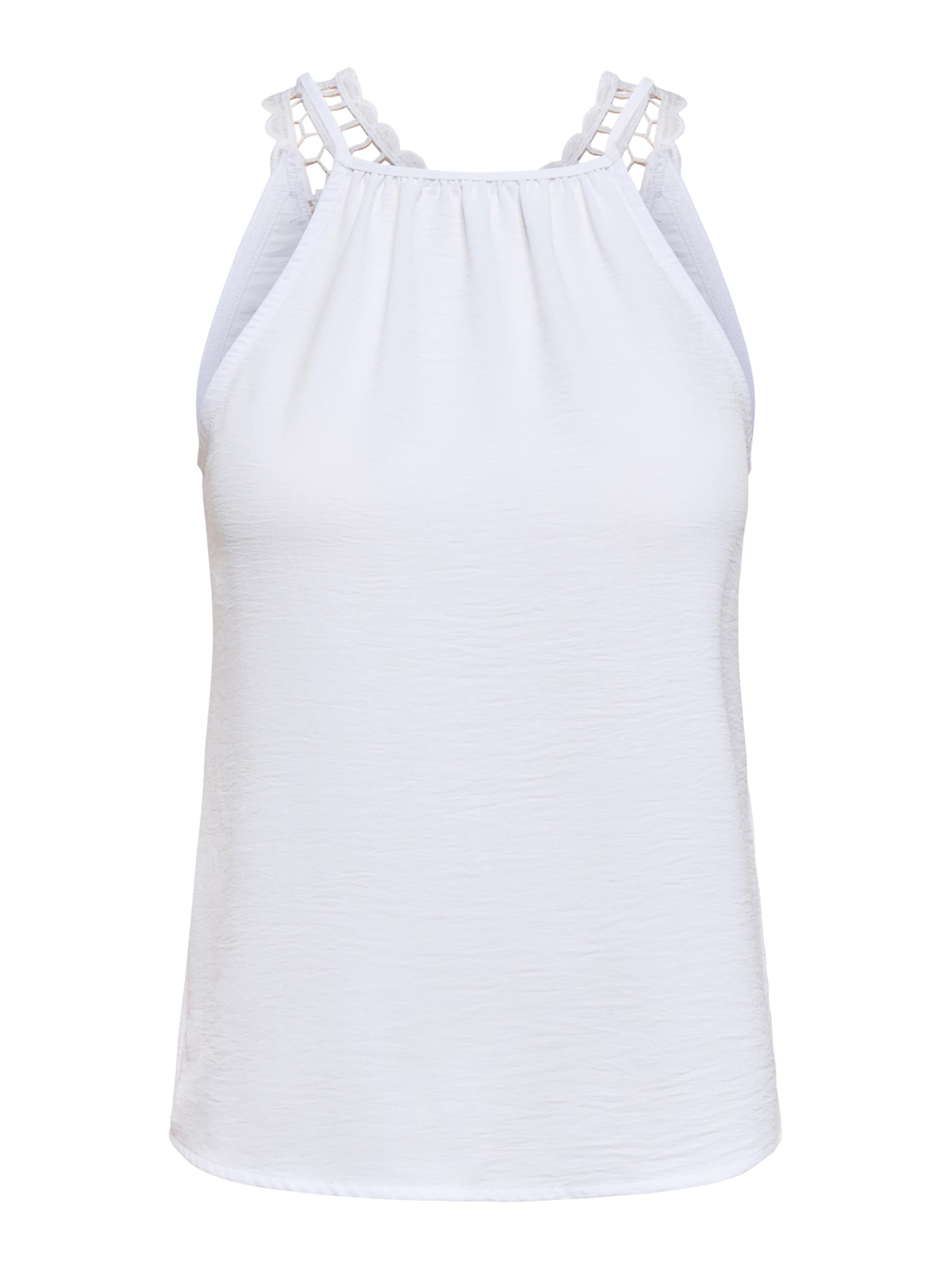 ONLY Τοπ 'ONLMETTE' σε λευκό: μπροστά