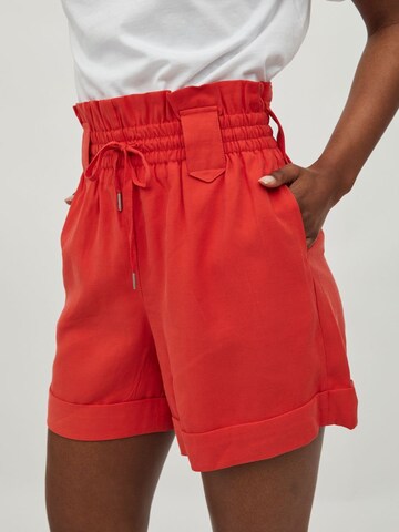 VILA Regular Broek 'VIRuby' in Rood