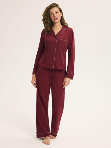 ESOTIQ Pyjama 'Garnet' in Rood