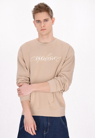 Felpa 'Back To School' di MO in beige: frontale