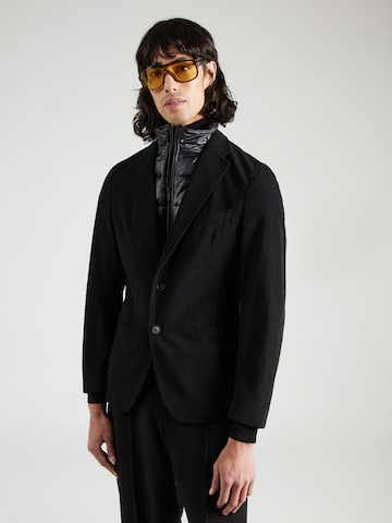 BOSS Regular Fit Sakko 'P-Hanry-Bib' in Schwarz: Vorderseite