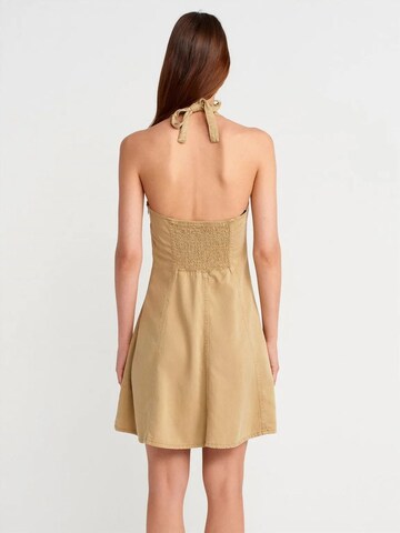 Dilvin Dress in Brown
