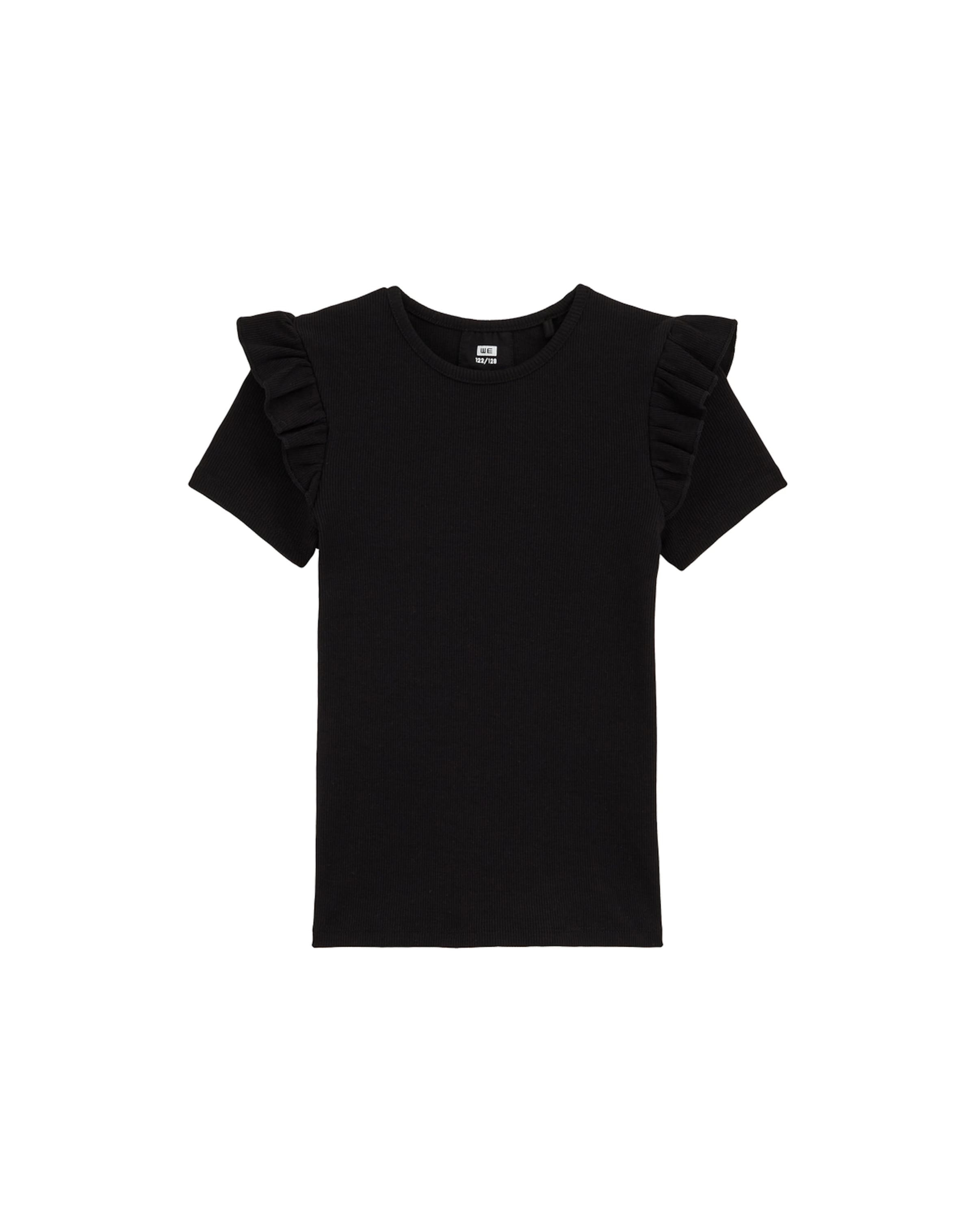 WE Fashion Tričko - Čierna: predná strana