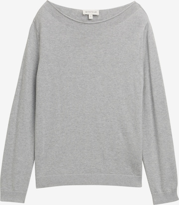 TOM TAILOR Pullover in Grau: Vorderseite