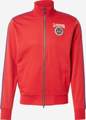 La Martina Collegetakki värissä punainen: etupuoli