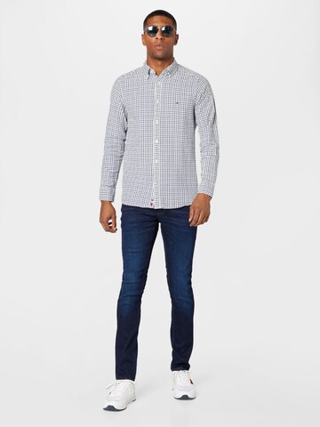 TOMMY HILFIGER Slim fit Button Up Shirt in Blue