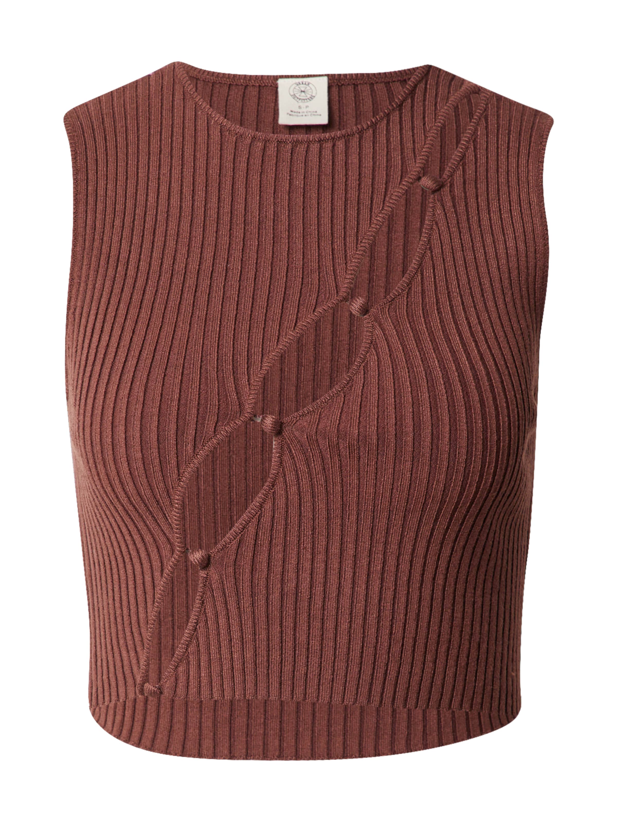 Haut BDG Urban Outfitters en marron : devant