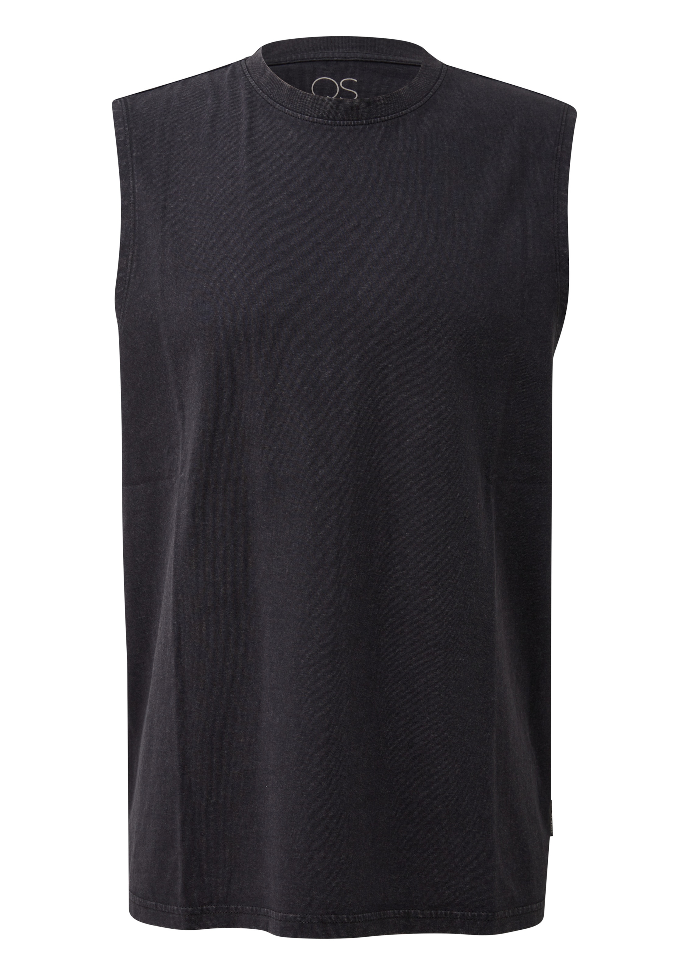 QS Shirt in Zwart: voorkant