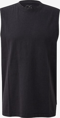 QS Shirt in Zwart: voorkant