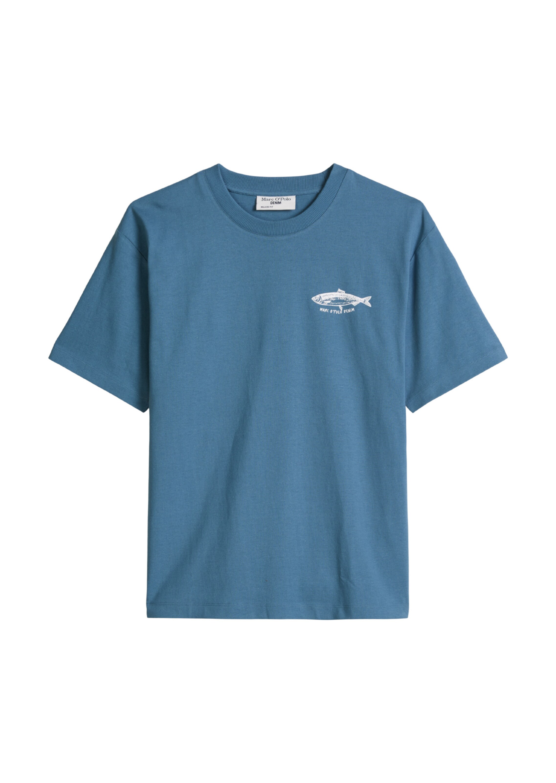 Marc O'Polo DENIM T-Shirt in Blau: Vorderseite