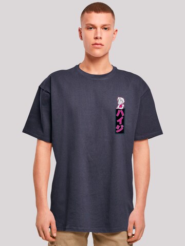 F4NT4STIC Shirt 'Heidi Dream Big Heroes of Childhood' in Blue: front
