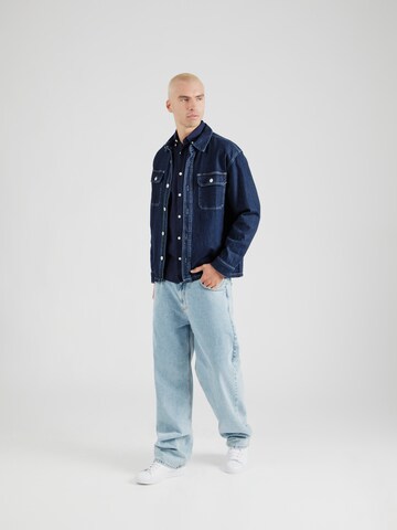 JJ Rebel Regular fit Overhemd 'JREBOSCAR' in Blauw