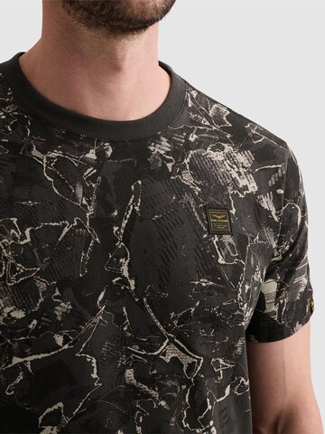 PME Legend Shirt 'T-shirt in 100% cotton jersey with allover print' in Grijs