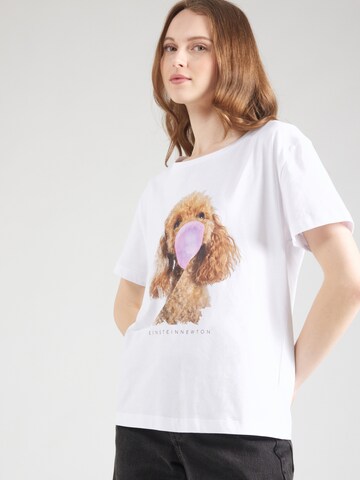 EINSTEIN & NEWTON Футболка 'Bubble Poodle' в Белый: спереди