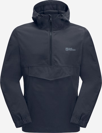 JACK WOLFSKIN Outdoorjas 'DESERT' in Blauw: voorkant