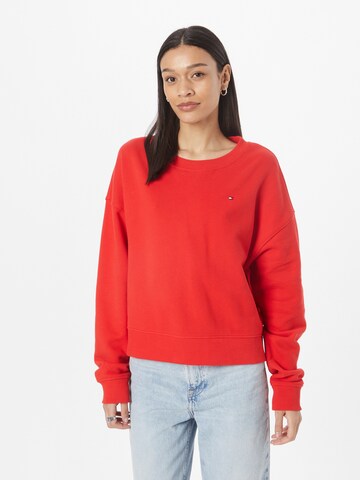 TOMMY HILFIGER - Sweatshirt em vermelho: frente