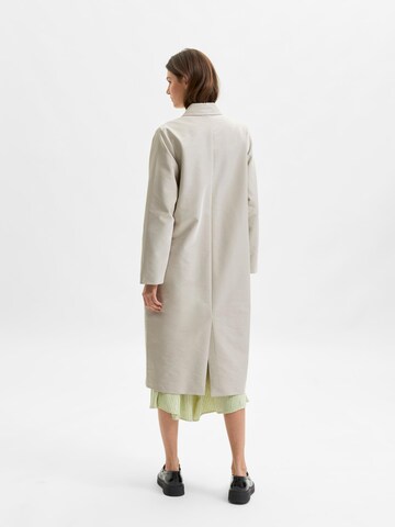 SELECTED FEMME Between-Seasons Coat 'Vinni' in Grey