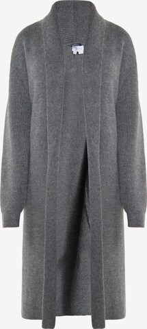 usha WHITE LABEL Knit cardigan 'Vanne' in Grey: front