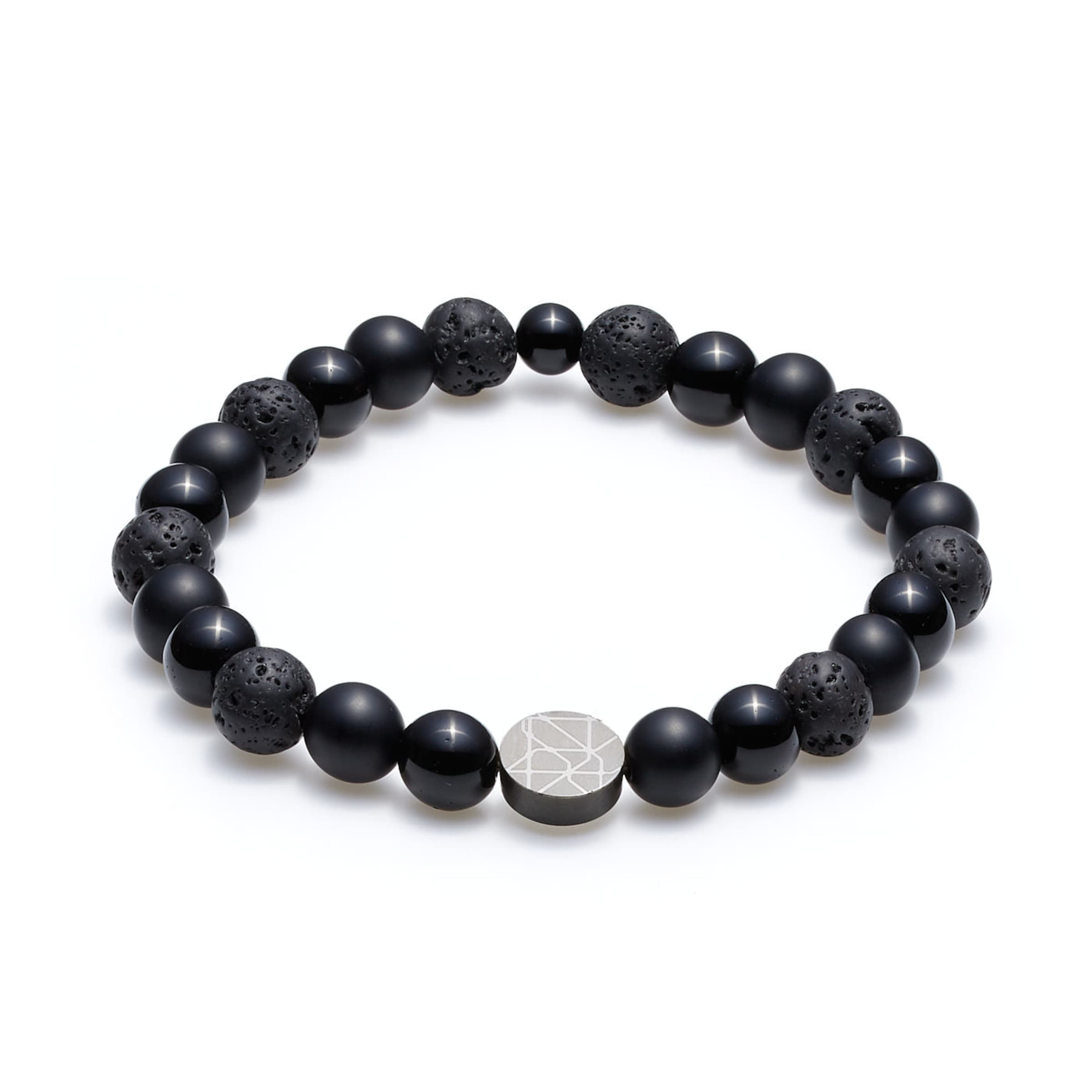 Sem Lewis Armband in Zwart: voorkant