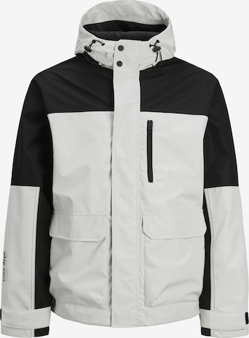 Veste fonctionnelle 'Hike' JACK & JONES en blanc : devant