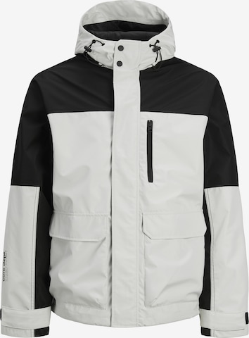 JACK & JONES Toiminnallinen takki 'Hike' värissä valkoinen: edessä