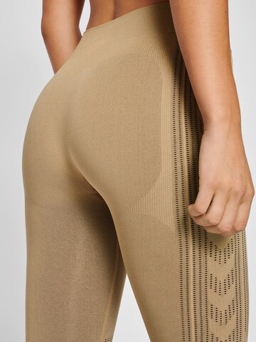 Hummel Skinny Sportsbukser i gul