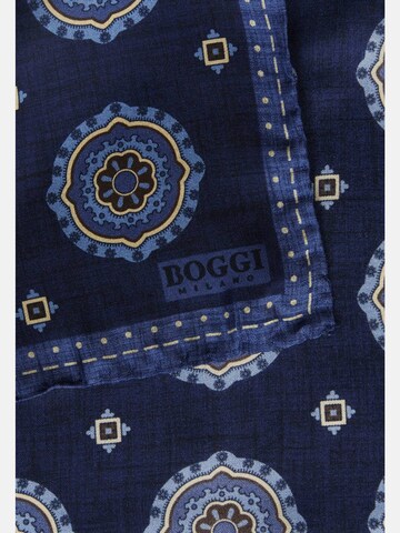 Boggi Milano Pocket Square in Blue