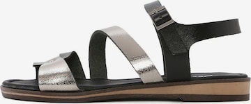 Derimod Sandaal in Zwart: voorkant