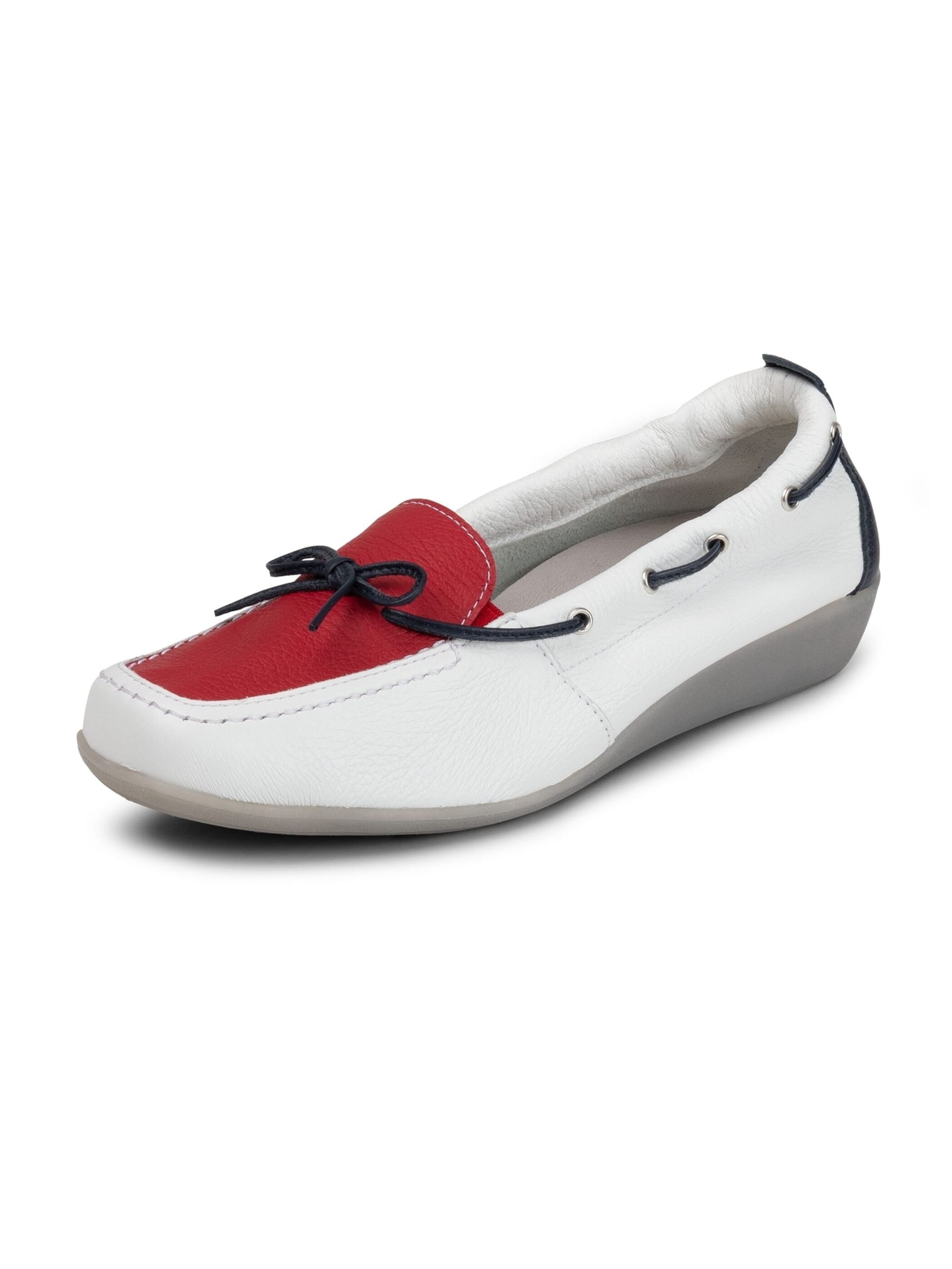 Mocassino di VITAFORM in bianco: frontale