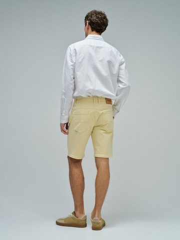 Salsa Jeans Regular Zwemshorts in Geel