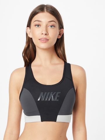 NIKE Bustier Športni nederček | modra barva: sprednja stran