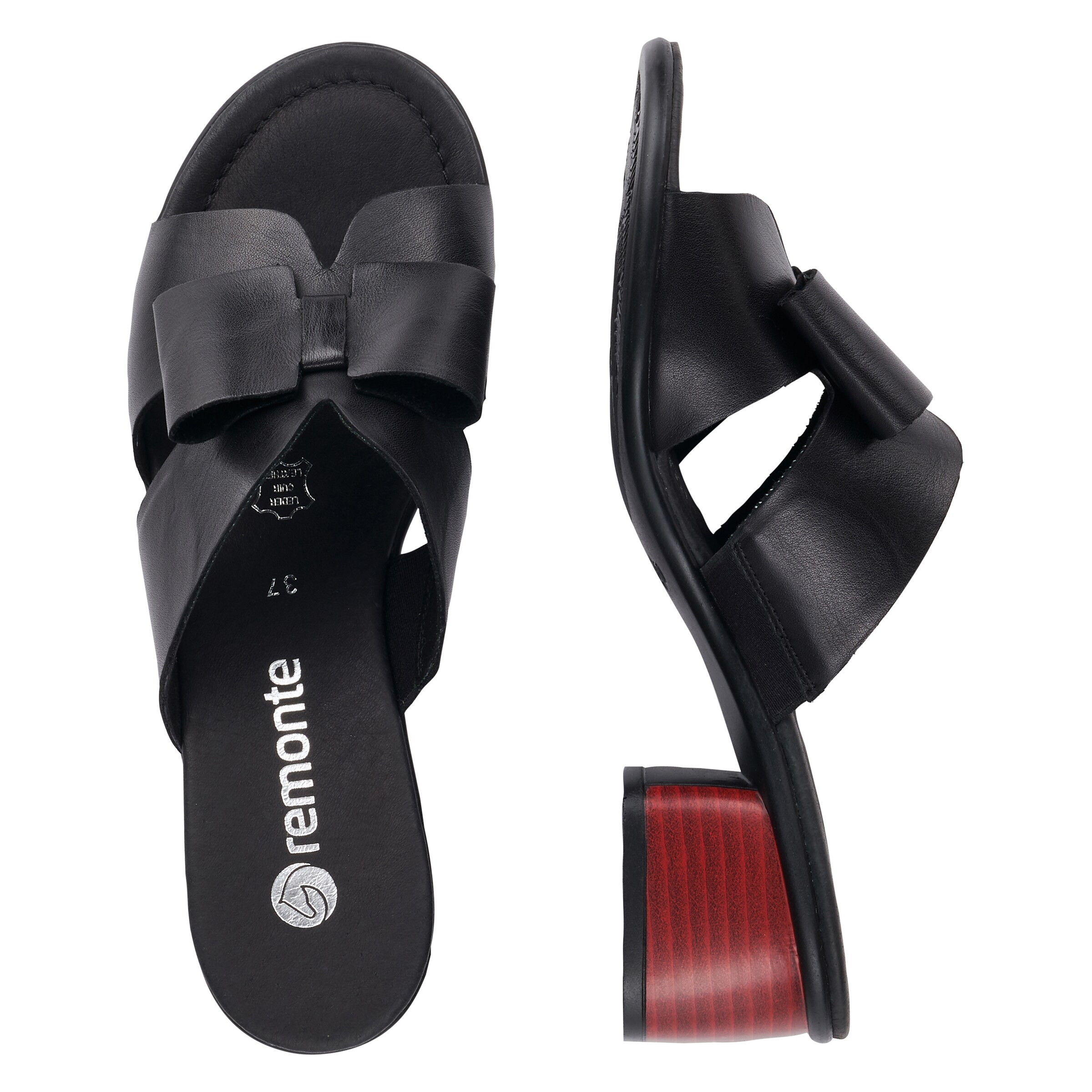 REMONTE Mules 'R8759' in Black