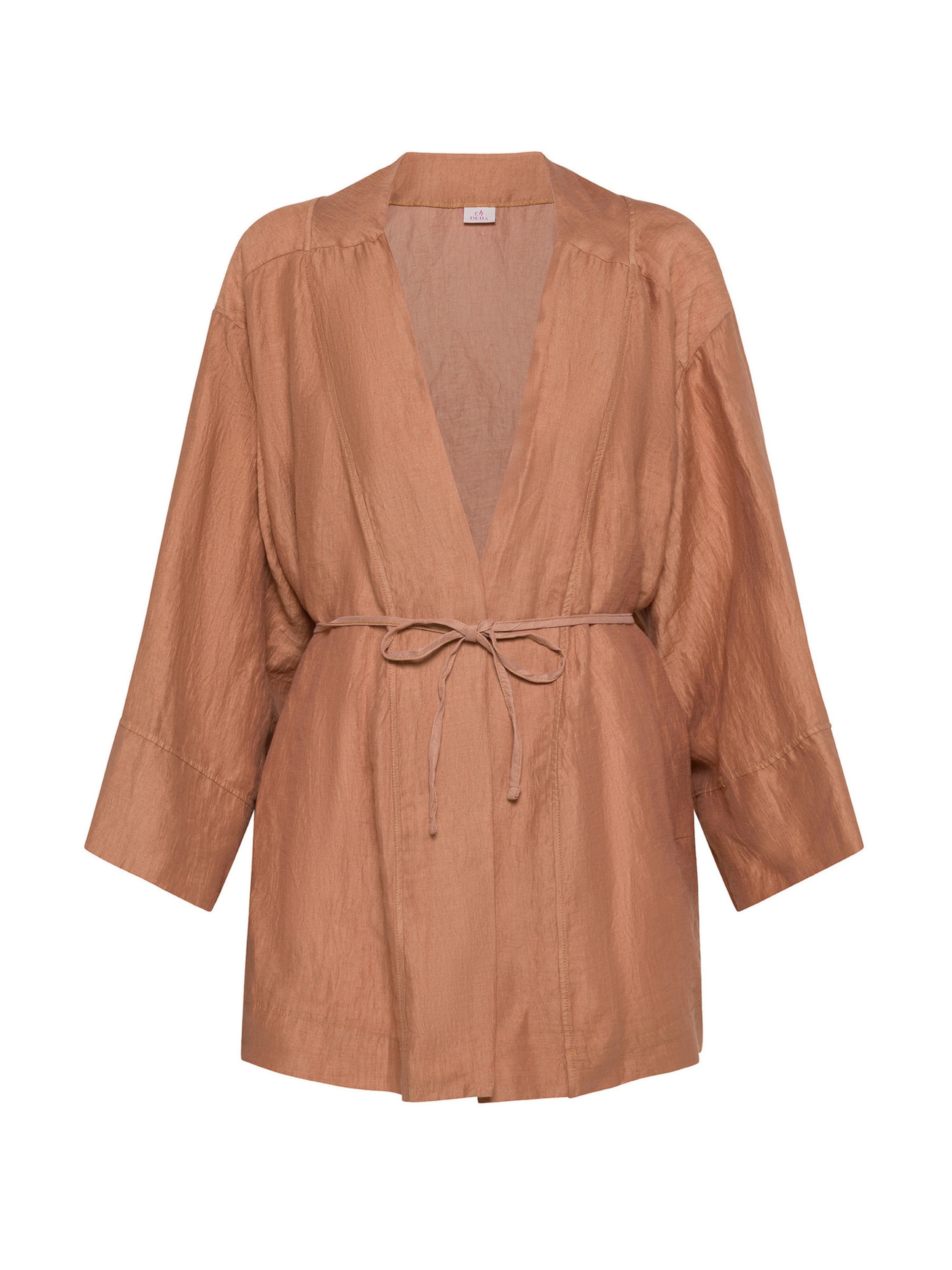 Kimono di DEHA in marrone: frontale