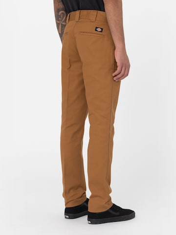 DICKIES Regular Trousers with creases '872' in Brown
