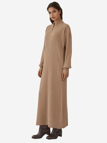 Bigdart Gebreide jurk in Bruin
