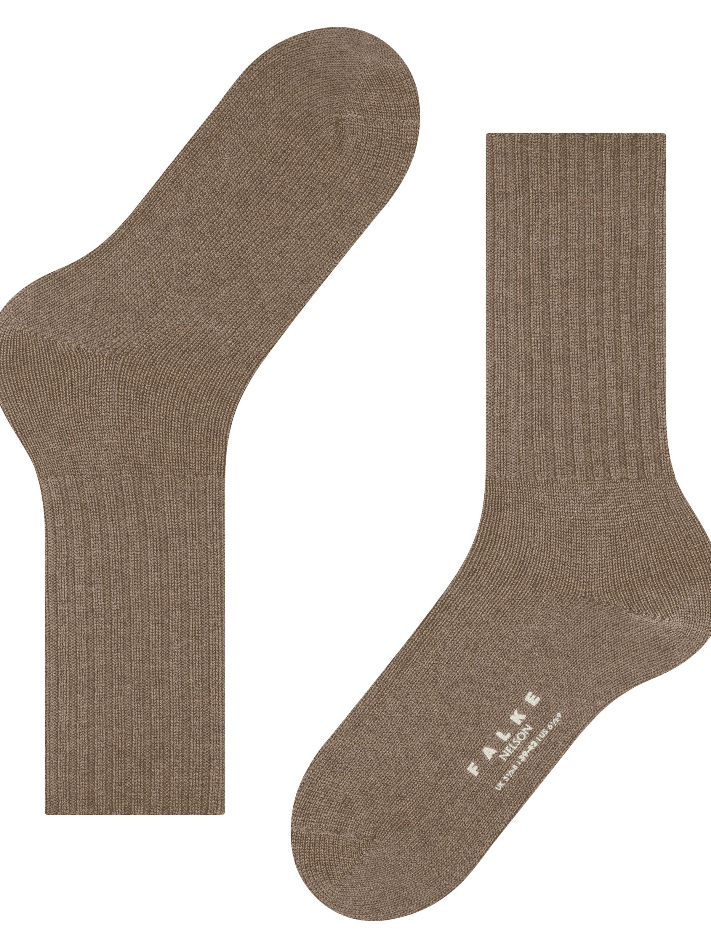 FALKE Socks 'Nelson' in Brown