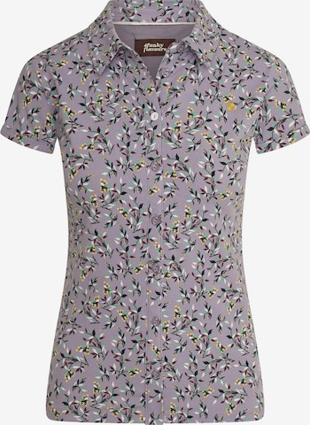 4funkyflavours - Blusa 'Days Of My Life' en lila: frente