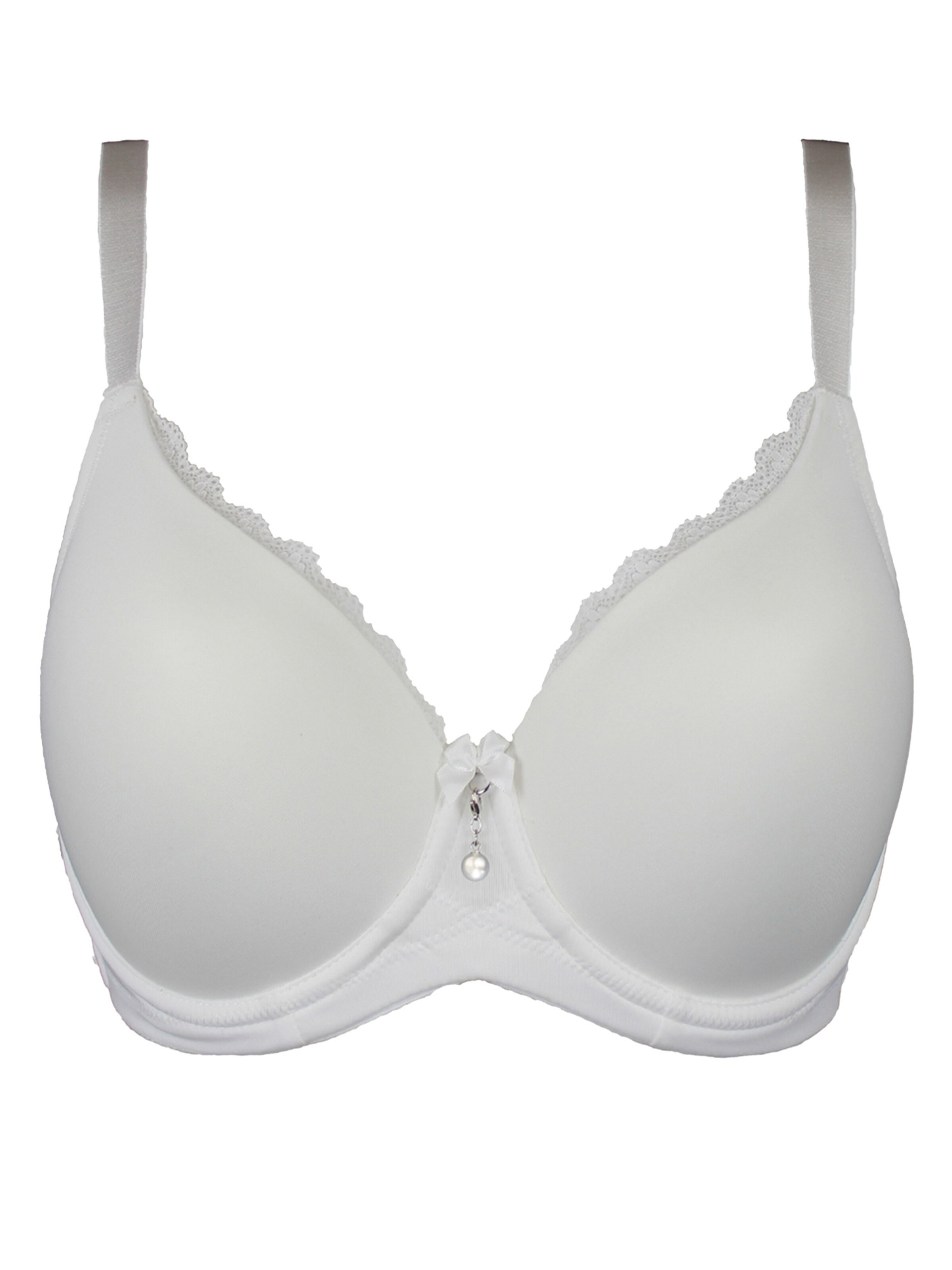 SugarShape T-shirt Bra 'Pure Conscious' in White: front