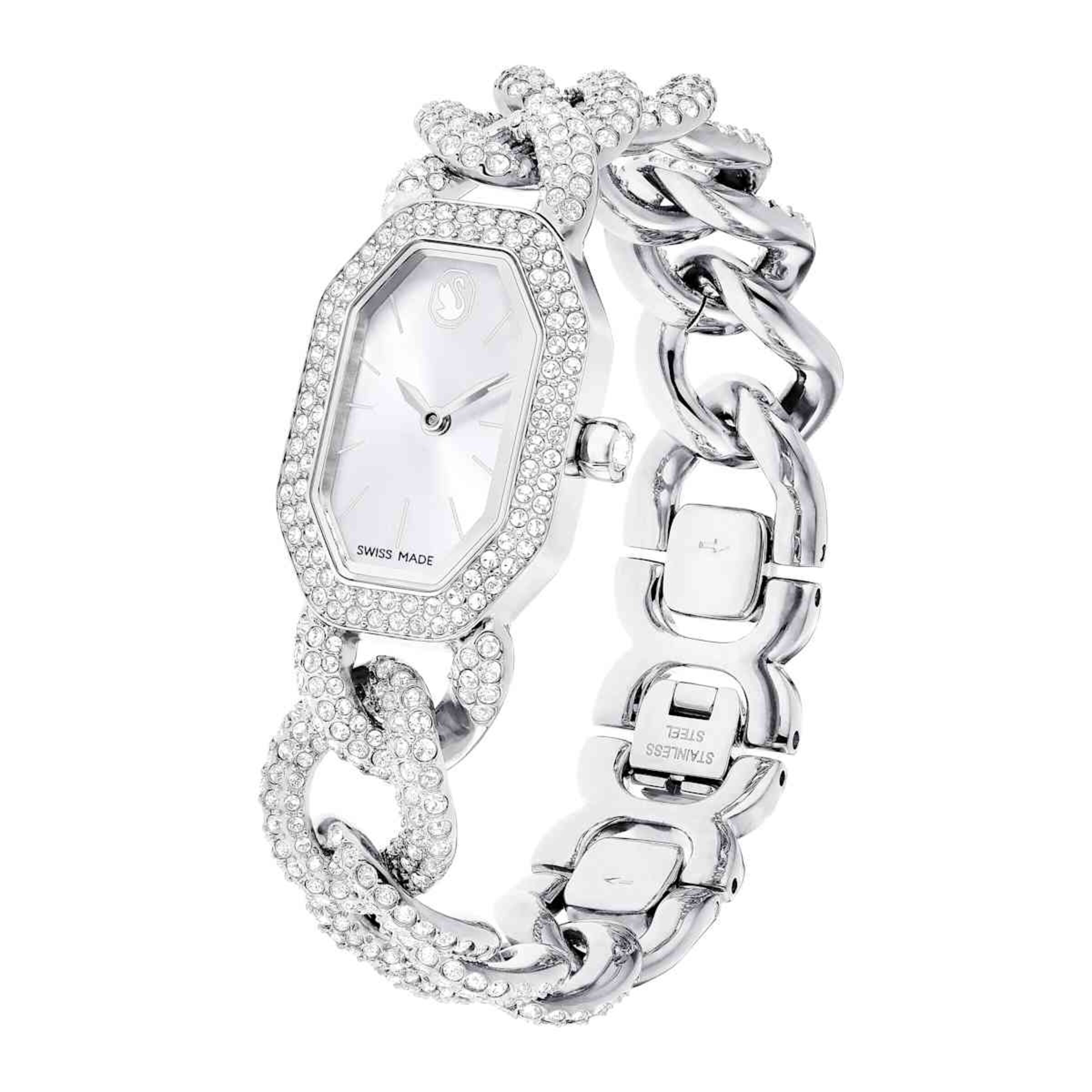 Swarovski Analog Watch in Silver