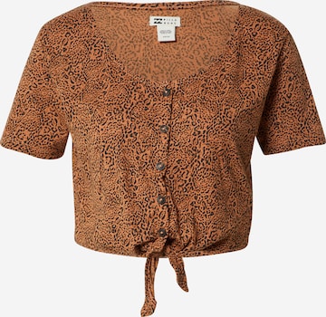 BILLABONG - Blusa en marrón: frente