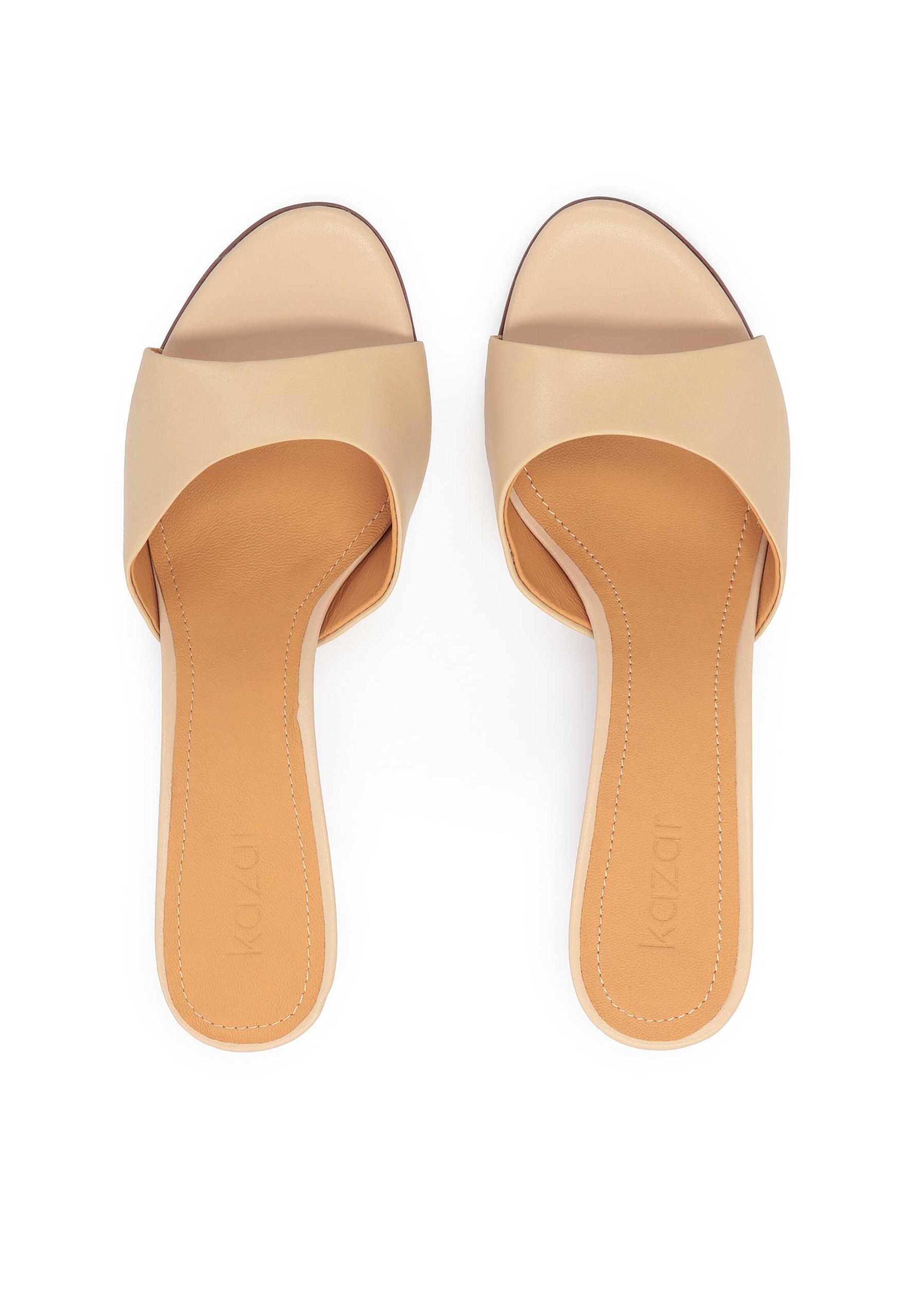 Kazar - Zapatos abiertos en beige