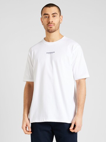 DENHAM - Camiseta 'PELHAM' en blanco: frente