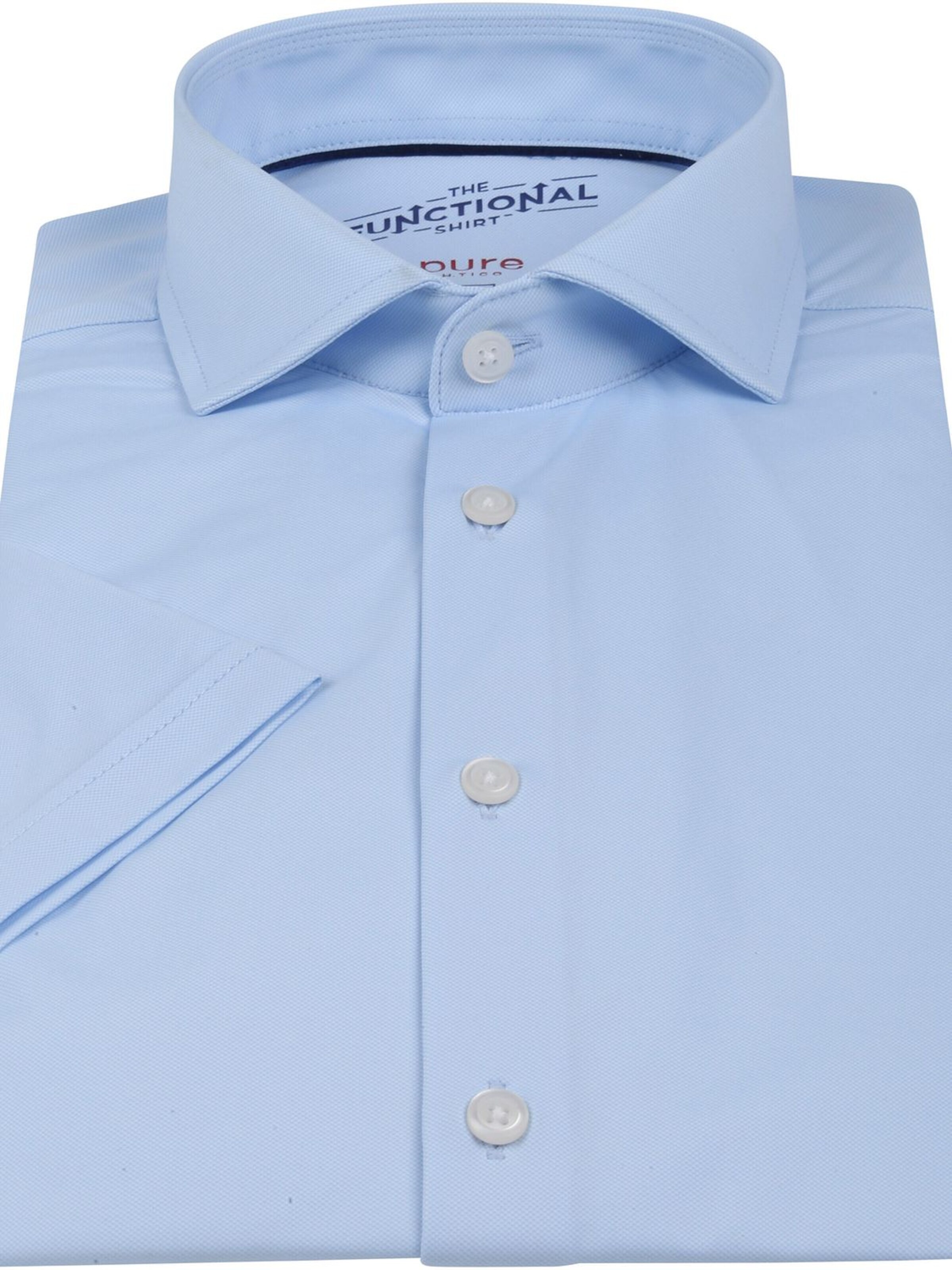 PURE Regular Fit Hemd‌ in Blau