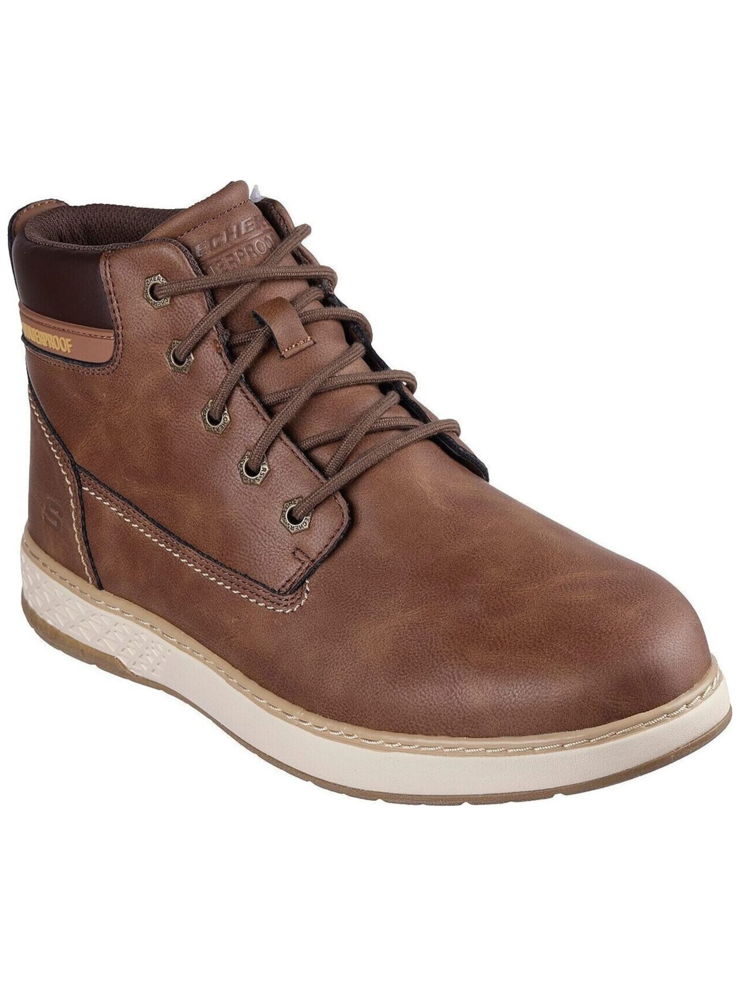 SKECHERS Boots 'Skechers Garlan - Deno'‌‌‌‌‌‌‌‌‌‌ in Braun: Vorderseite