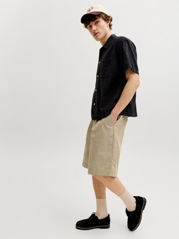 JACK & JONES Loosefit Bandplooibroek 'JPSTOWEN' in Groen