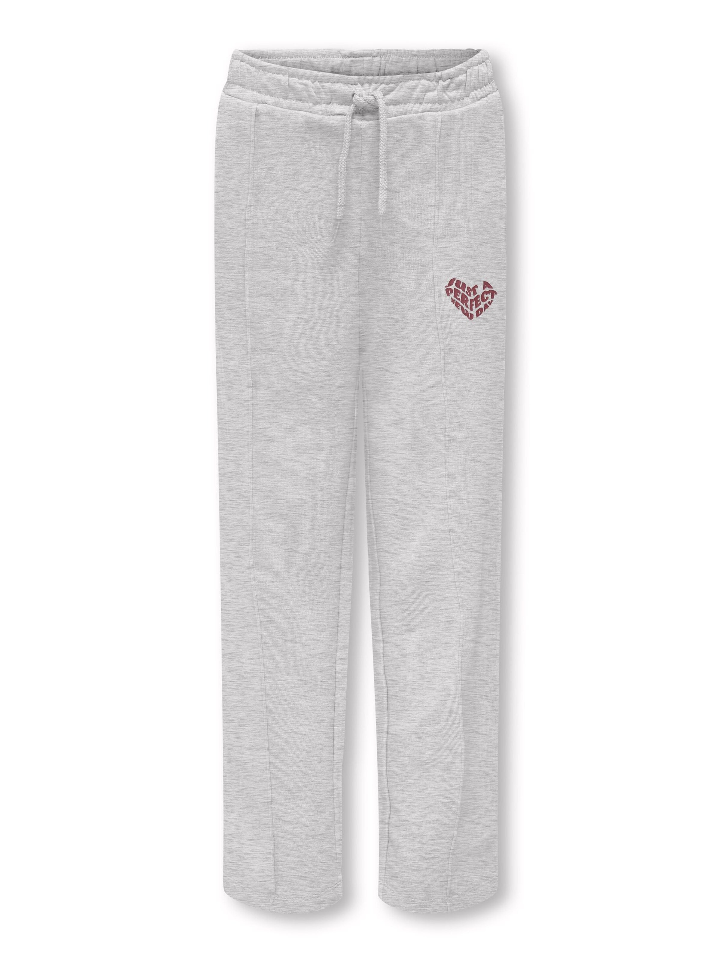 KIDS ONLY GIRL Sportbroek 'Joggpant KOGRITA WIDE PANT' in Grijs: voorkant
